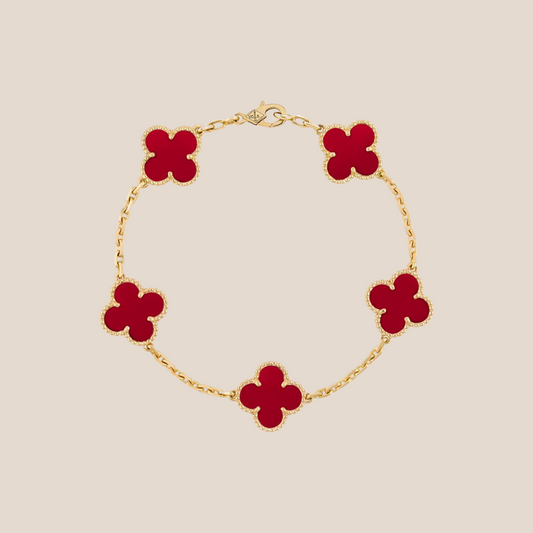 Clover Luxe Gold Bracelet