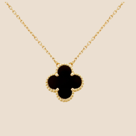 The Noir Clover Elegance Necklace