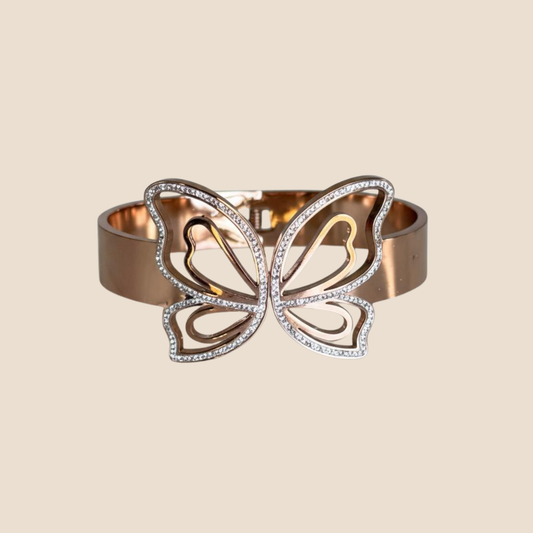 Butterfly Bangle Bracelet