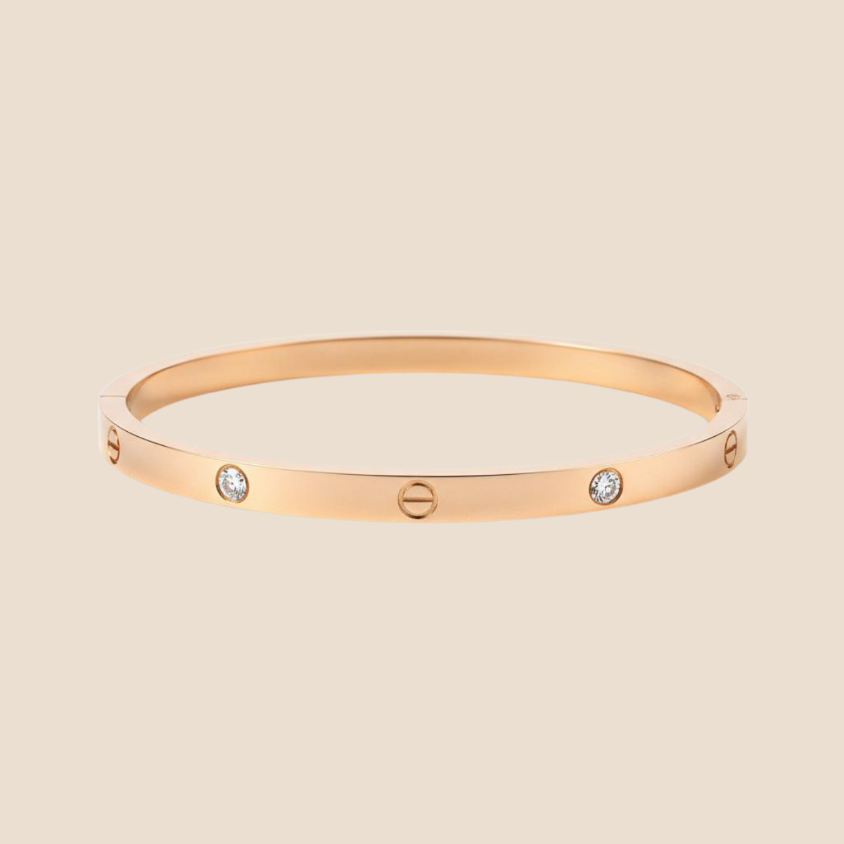 Classic Love-Inspired Bangle