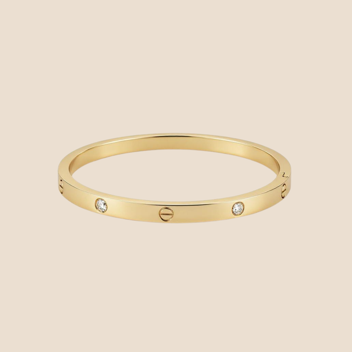 Classic Love-Inspired Bangle